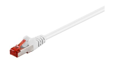 MicroConnect - Nätverkskabel - RJ-45 (hane) till RJ-45 (hane) - 20 m - SFTP, PiMF - CAT 6 - halogenfri, formpressad, tvinnad - vit