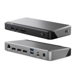 ALOGIC MX3 TripleDisplay - dockningsstation - USB-C - 3 x DP++ - 1GbE