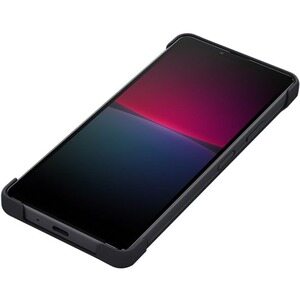 Sony XQZ-BCCB - Baksidesskydd för mobiltelefon - polyuretan, polykarbonat - svart - för XPERIA 10 IV