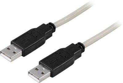 USB 2.0 kabel Typ A hane - Typ A hane 1,0m