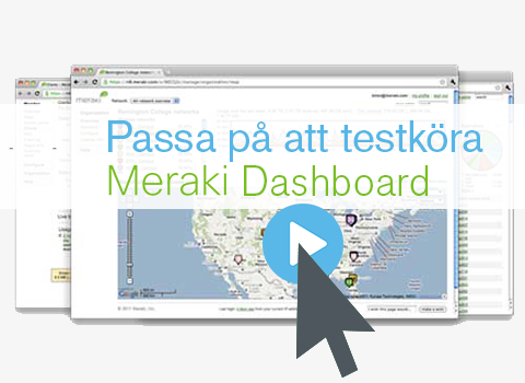 Demo av Meraki dashboard